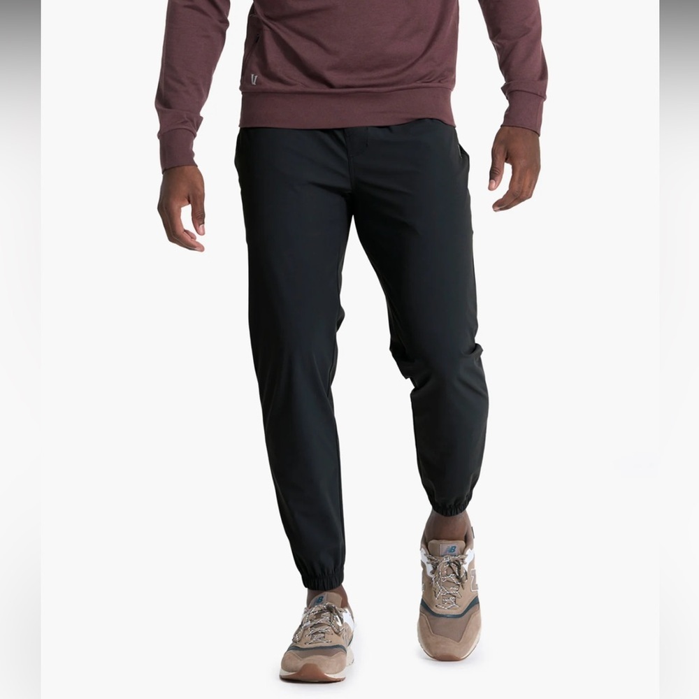 Vuori Fleet Jogger Black Athletic pants active athliesure, men’s xxl